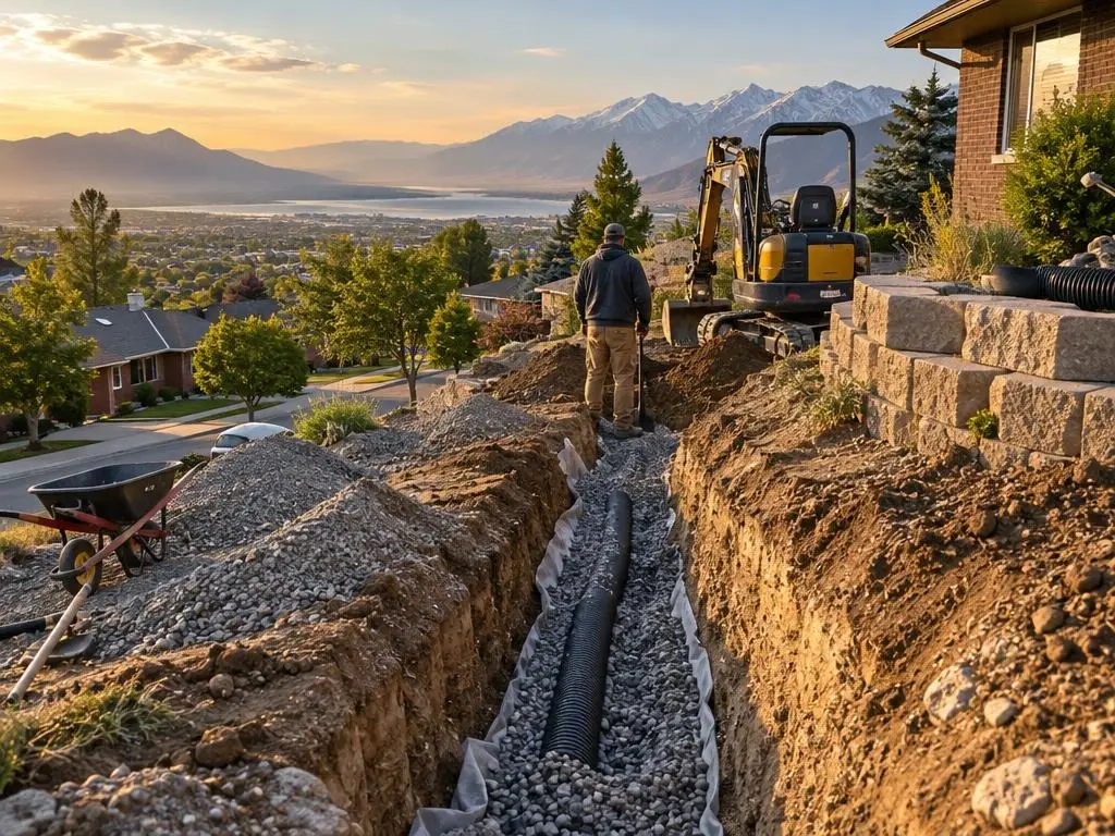 French Drains & Lot Regrading in Salt Lake City, UT