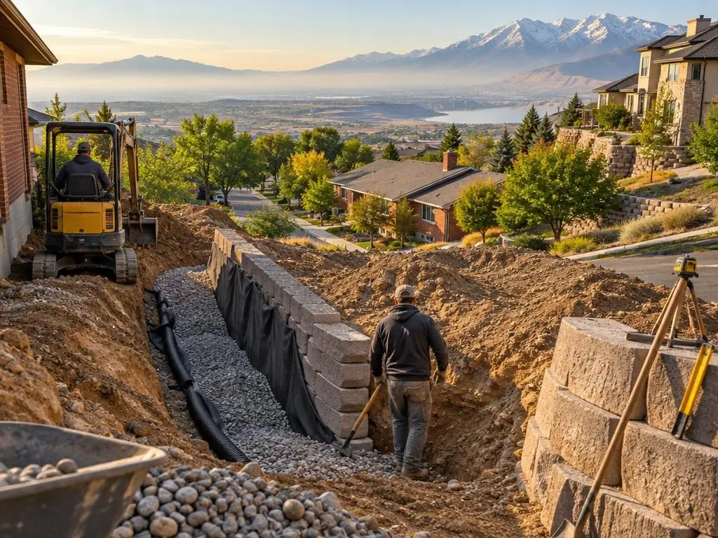 Retaining Wall Earthwork in Salt Lake City, UT